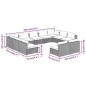 vidaXL Set muebles de jardín 11 piezas cojines ratán sintético marrón vidaXL Set muebles de jardín 11 piezas cojines ratán sintético marrón