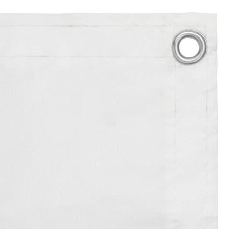 vidaXL Toldo para balcón de tela oxford blanco 90x300 cm