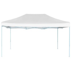 vidaXL Carpa plegable profesional acero blanco 3x4 m