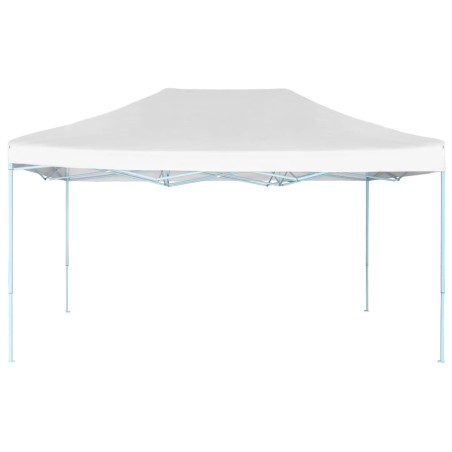 vidaXL Carpa plegable profesional acero blanco 3x4 m