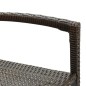 vidaXL Taburetes de cocina 2 unidades ratán sintético marrón vidaXL Taburetes de cocina 2 unidades ratán sintético marrón