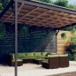 vidaXL Set muebles de jardín 10 pzas y cojines ratán sintético marrón vidaXL Set muebles de jardín 10 pzas y cojines ratán sintético marrón