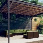 vidaXL Set muebles de jardín 9 piezas y cojines ratán sintético marrón vidaXL Set muebles de jardín 9 piezas y cojines ratán sintético marrón