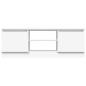 vidaXL Mueble de TV con puerta blanco 102x30x36 cm