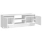 vidaXL Mueble de TV con puerta blanco 102x30x36 cm