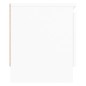 vidaXL Mueble de TV con puerta blanco 102x30x36 cm