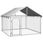 vidaXL Perrera de exterior con tejado 200x200x150 cm vidaXL Perrera de exterior con tejado 200x200x150 cm