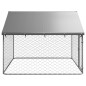 vidaXL Perrera de exterior con tejado 200x200x150 cm vidaXL Perrera de exterior con tejado 200x200x150 cm