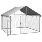 vidaXL Perrera de exterior con tejado 200x200x150 cm vidaXL Perrera de exterior con tejado 200x200x150 cm