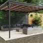 vidaXL Set de muebles de jardín 12 pzas y cojines ratán sintético gris vidaXL Set de muebles de jardín 12 pzas y cojines ratán sintético gris