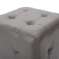 vidaXL Puf 2 unidades cuero sintético gris 30x30x30 cm vidaXL Puf 2 unidades cuero sintético gris 30x30x30 cm