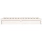 vidaXL Estructura de cama individual con cajones blanco 90x190 cm