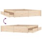 vidaXL Estructura de cama con cajones 140x190 cm vidaXL Estructura de cama con cajones 140x190 cm