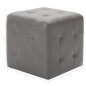 vidaXL Puf 2 unidades cuero sintético gris 30x30x30 cm vidaXL Puf 2 unidades cuero sintético gris 30x30x30 cm