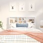 vidaXL Mueble cabecero blanco 120x19x103,5 cm vidaXL Mueble cabecero blanco 120x19x103,5 cm