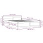 vidaXL Estructura de cama con cajones doble negro 135x190 cm vidaXL Estructura de cama con cajones doble negro 135x190 cm