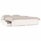 vidaXL Estructura de cama con cajones blanco 200x200 cm vidaXL Estructura de cama con cajones blanco 200x200 cm
