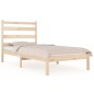 vidaXL Estructura de cama madera maciza de pino 90x190 cm vidaXL Estructura de cama madera maciza de pino 90x190 cm