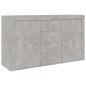 vidaXL Aparador de madera de ingeniería gris hormigón 120x36x69 cm vidaXL Aparador de madera de ingeniería gris hormigón 120x36x69 cm