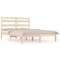vidaXL Estructura de cama madera maciza de pino 150x200 cm vidaXL Estructura de cama madera maciza de pino 150x200 cm
