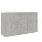 vidaXL Aparador de madera de ingeniería gris hormigón 120x36x69 cm vidaXL Aparador de madera de ingeniería gris hormigón 120x36x69 cm