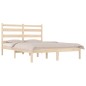 vidaXL Estructura de cama de madera maciza de pino 160x200 cm