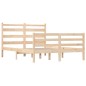 vidaXL Estructura de cama de madera maciza de pino 160x200 cm