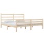 vidaXL Estructura de cama madera maciza de pino 140x190 cm vidaXL Estructura de cama madera maciza de pino 140x190 cm