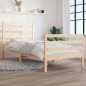 vidaXL Estructura de cama de madera maciza de pino 90x200 cm vidaXL Estructura de cama de madera maciza de pino 90x200 cm