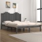 vidaXL Estructura de cama madera maciza de pino gris 120x200 cm vidaXL Estructura de cama madera maciza de pino gris 120x200 cm