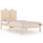vidaXL Estructura de cama madera maciza de pino 100x200 cm vidaXL Estructura de cama madera maciza de pino 100x200 cm