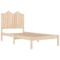 vidaXL Estructura de cama madera maciza de pino 100x200 cm vidaXL Estructura de cama madera maciza de pino 100x200 cm