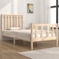 vidaXL Estructura de cama madera maciza de pino 90x190 cm vidaXL Estructura de cama madera maciza de pino 90x190 cm
