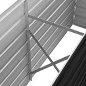 vidaXL Arriate de acero galvanizado gris antracita 160x40x77 cm vidaXL Arriate de acero galvanizado gris antracita 160x40x77 cm