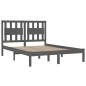 vidaXL Estructura de cama de madera maciza de pino gris 200x200 cm vidaXL Estructura de cama de madera maciza de pino gris 200x200 cm