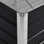 vidaXL Arriate de acero galvanizado gris antracita 160x40x77 cm vidaXL Arriate de acero galvanizado gris antracita 160x40x77 cm