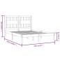 vidaXL Estructura de cama madera maciza de pino 180x200 cm vidaXL Estructura de cama madera maciza de pino 180x200 cm