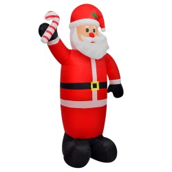 vidaXL Papá Noel inflable con LED 300 cm