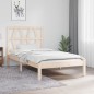 vidaXL Estructura de cama madera maciza de pino 100x200 cm vidaXL Estructura de cama madera maciza de pino 100x200 cm