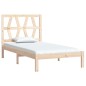 vidaXL Estructura de cama madera maciza de pino 100x200 cm vidaXL Estructura de cama madera maciza de pino 100x200 cm