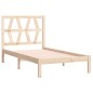 vidaXL Estructura de cama madera maciza de pino 100x200 cm vidaXL Estructura de cama madera maciza de pino 100x200 cm