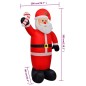 vidaXL Papá Noel inflable con LED 300 cm vidaXL Papá Noel inflable con LED 300 cm