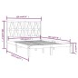 vidaXL Estructura de cama matrimonial madera de pino blanca 120x190 cm vidaXL Estructura de cama matrimonial madera de pino blanca 120x190 cm
