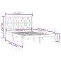 vidaXL Estructura de cama de madera maciza de pino blanco 160x200 cm