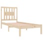 vidaXL Estructura de cama madera maciza 75x190 cm