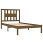 vidaXL Estructura de cama madera maciza de pino marrón miel 100x200 cm vidaXL Estructura de cama madera maciza de pino marrón miel 100x200 cm