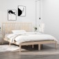 vidaXL Estructura de cama madera maciza 150x200 cm