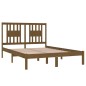 vidaXL Estructura de cama madera maciza de pino marrón miel 120x200 cm vidaXL Estructura de cama madera maciza de pino marrón miel 120x200 cm