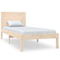 vidaXL Estructura de cama madera maciza 90x190 cm vidaXL Estructura de cama madera maciza 90x190 cm