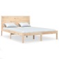 vidaXL Estructura de cama madera maciza 150x200 cm vidaXL Estructura de cama madera maciza 150x200 cm